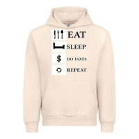 Sandshell Tax Day Eat Sleep Do Taxes Repeat Gift Urban Hoodie - Bettercallsaul