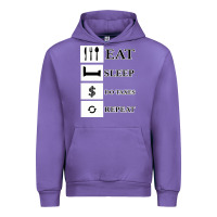 Tulip Tax Day Eat Sleep Do Taxes Repeat Gift Urban Hoodie - Bettercallsaul