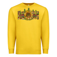 Lemon western mom with sunflower Premium Sweatshirt - NancyCooperArtShop
