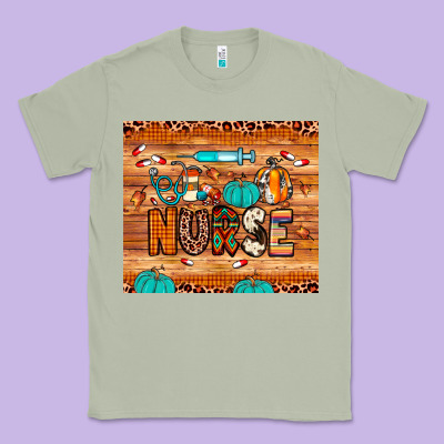 Nurse Fall Classic Tee Designed By Jahusdesignshop