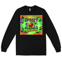 Black spooky teacher Long Sleeve Tee - BundleAndBundleShop