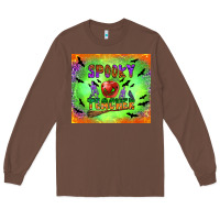 Chestnut spooky teacher Long Sleeve Tee - BundleAndBundleShop