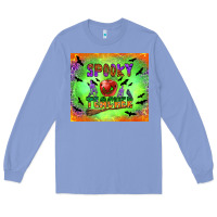 Colony Blue spooky teacher Long Sleeve Tee - BundleAndBundleShop