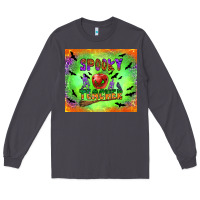 Smoke spooky teacher Long Sleeve Tee - BundleAndBundleShop