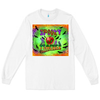 White spooky teacher Long Sleeve Tee - BundleAndBundleShop