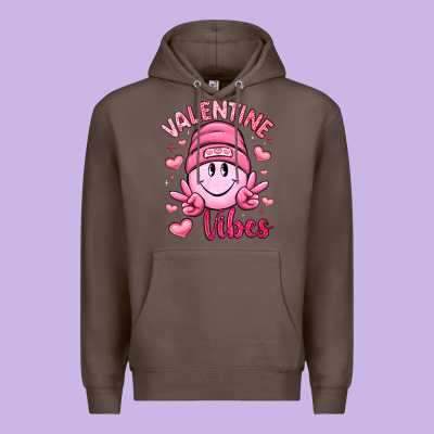 Valentine Vibes Premium Hoodie Designed By Lillyallendesigns