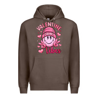 Coffee valentine vibes Premium Hoodie - LillyAllenDesigns