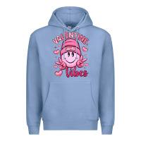 Colony Blue valentine vibes Premium Hoodie - LillyAllenDesigns