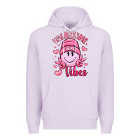 Lilac valentine vibes Premium Hoodie - LillyAllenDesigns