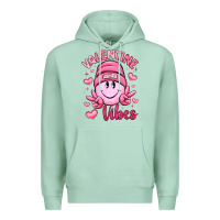Seafoam valentine vibes Premium Hoodie - LillyAllenDesigns