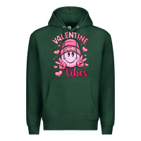 Sports Green valentine vibes Premium Hoodie - LillyAllenDesigns