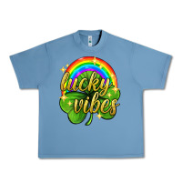 Pebble Blue Lucky vibes st. patricks day Urban Heavy Tee - Neo Western