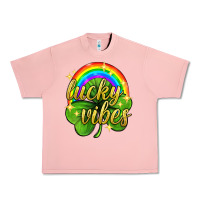 Salmon Lucky vibes st. patricks day Urban Heavy Tee - Neo Western