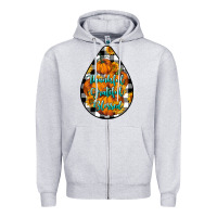 Heather Grey Thankful Grateful Blessed Zipper Hoodie - LillyAllenDesigns