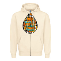 Sandshell Thankful Grateful Blessed Zipper Hoodie - LillyAllenDesigns