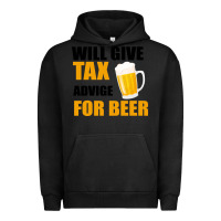 Pigment Black Tax Day Will Give Advice For Beer Gift Urban Hoodie - Bettercallsaul