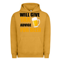 Pigment Peanut Butter Tax Day Will Give Advice For Beer Gift Urban Hoodie - Bettercallsaul