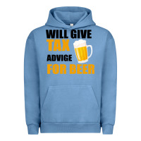Pigment Pebble Blue Tax Day Will Give Advice For Beer Gift Urban Hoodie - Bettercallsaul