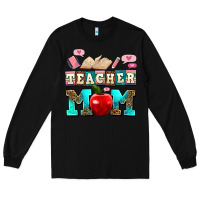 Black teacher mom Long Sleeve Tee - AdoDesignShop