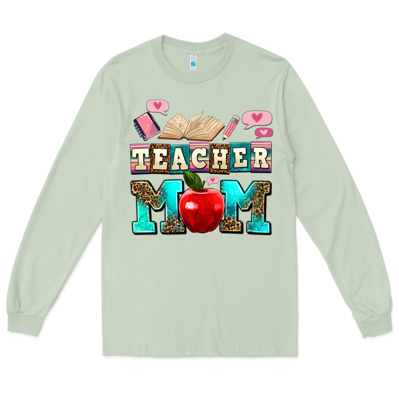 Teacher Mom Long Sleeve Tee by AdoDesignShop | Teevron