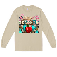 Mushroom teacher mom Long Sleeve Tee - AdoDesignShop