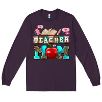 Plum teacher mom Long Sleeve Tee - AdoDesignShop