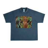 Midnight Navy western camouflage brushstroke Urban Heavy Tee - BarkalooDesign