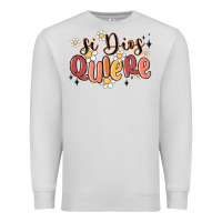 Dove Grey si dios quiere Premium Sweatshirt - MaliasSmallBusiness