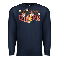 Navy si dios quiere Premium Sweatshirt - MaliasSmallBusiness