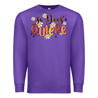 Purple si dios quiere Premium Sweatshirt - MaliasSmallBusiness
