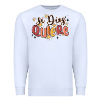 White si dios quiere Premium Sweatshirt - MaliasSmallBusiness