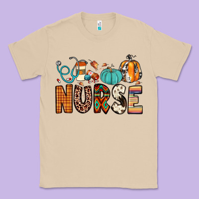 Nurse Fall Classic Tee Designed By Jahusdesignshop