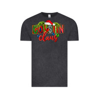 Vintage Black Cousin claus christmas Vintage Tee - FaDigitalArtStudio