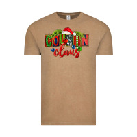 Vintage Coffee Cousin claus christmas Vintage Tee - FaDigitalArtStudio