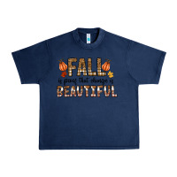 Navy Fall Urban Heavy Tee - CowhideDigitalArt