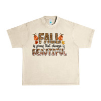 Sandshell Fall Urban Heavy Tee - CowhideDigitalArt