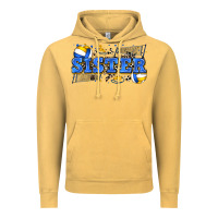 Vintage Mustard sister volleyball Vintage Hoodie - Zillion Design Studio