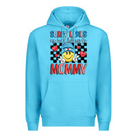 Ocean Blue sorry ladies my heart belongs to mommy Premium Hoodie - LillyAllenDesigns
