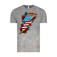 Cloud Rock American lightning bolt Vintage Tee - Neo Western