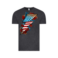 Vintage Black American lightning bolt Vintage Tee - Neo Western