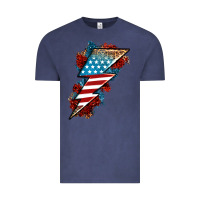 Vintage Denim American lightning bolt Vintage Tee - Neo Western