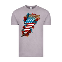 Vintage Zinc American lightning bolt Vintage Tee - Neo Western