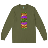 Army Green halloween leopard Long Sleeve Tee - BundleAndBundleShop