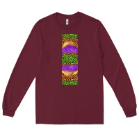 Burgundy halloween leopard Long Sleeve Tee - BundleAndBundleShop