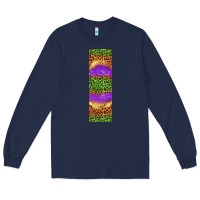 Navy halloween leopard Long Sleeve Tee - BundleAndBundleShop