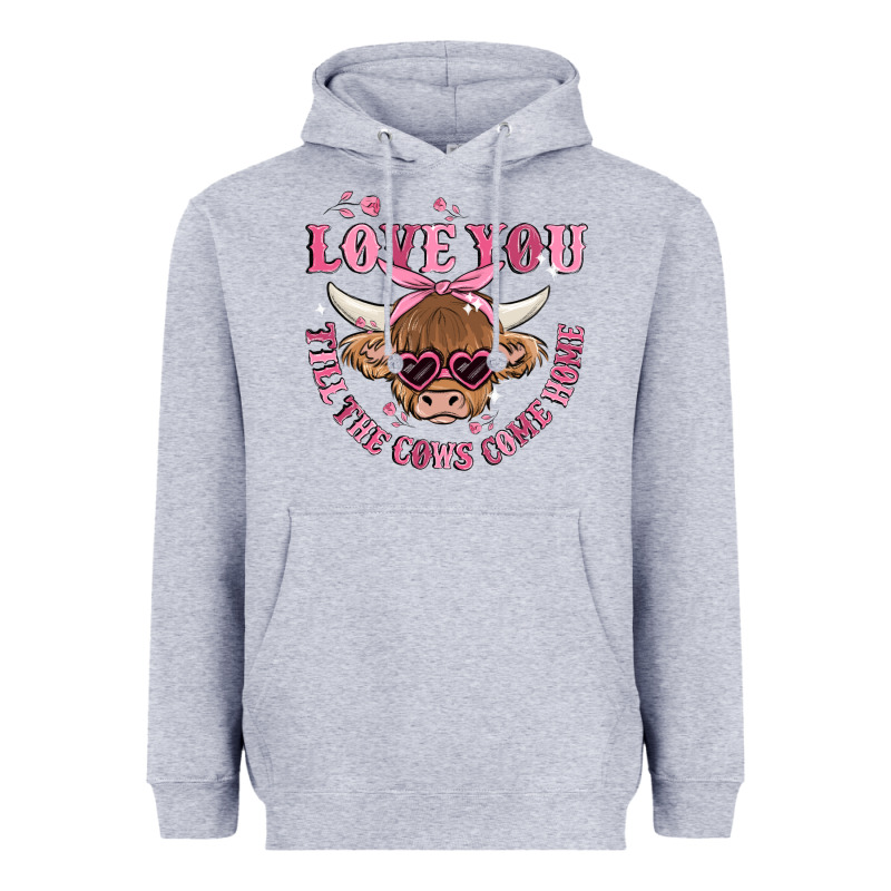 Love You Till The Cows Come Home Heavyweight Hoodie by MaliasSmallBusiness | Teevron