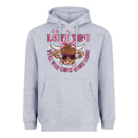 Heather Grey love you till the cows come home Heavyweight Hoodie - MaliasSmallBusiness