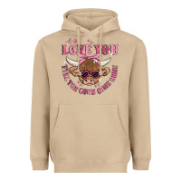 Mushroom love you till the cows come home Heavyweight Hoodie - MaliasSmallBusiness