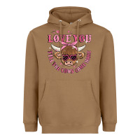 Toasted Coconut love you till the cows come home Heavyweight Hoodie - MaliasSmallBusiness