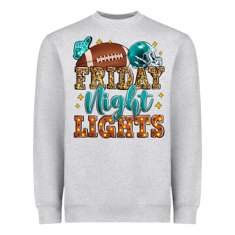 Friday Night Lights American Football Heavyweight Sweatshirt by Zillion Design Studio | Teevron
